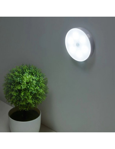 Світлодіодний нічник з датчиком руху, 8 LED