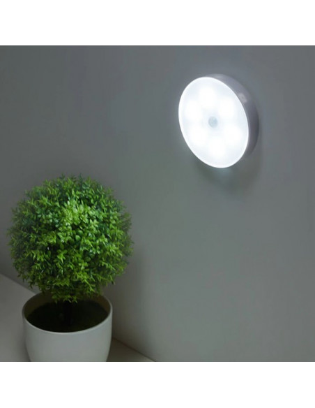 Світлодіодний нічник з датчиком руху, 8 LED