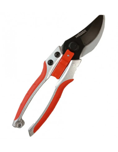 Секатор садовий 200мм пластиковий фіксатор  HAISSER