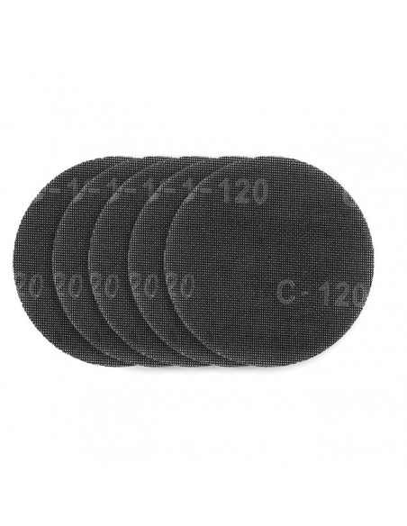 Сітка для шліфування гіпсу з липучкою 180 мм, K120, 5шт для шліфувальної машини 59G263