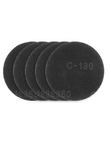 Сітка для шліфування гіпсу з липучкою 180 мм, K180, 5шт для шліфувальної машини 59G263