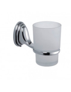Склянка для зубних щіток одинарна (настінний монтаж)