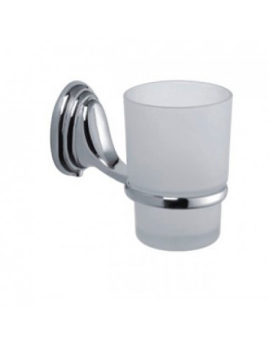 Склянка для зубних щіток одинарна (настінний монтаж)