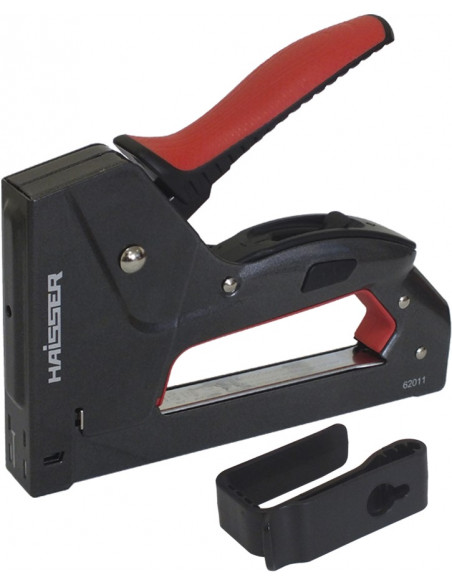 Степлер будівельний 53, тип 4-14 мм, Haisser (з регулюванням сили удару)
