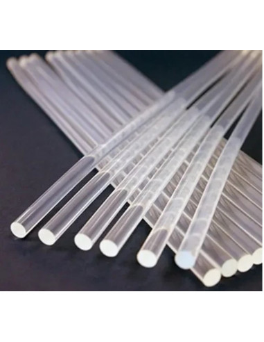 Стержні клейові  7,2х200мм 1 кг, прозорий в пакете сталь