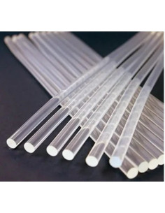 Стрижні клейові 11,2х200мм прозорі 