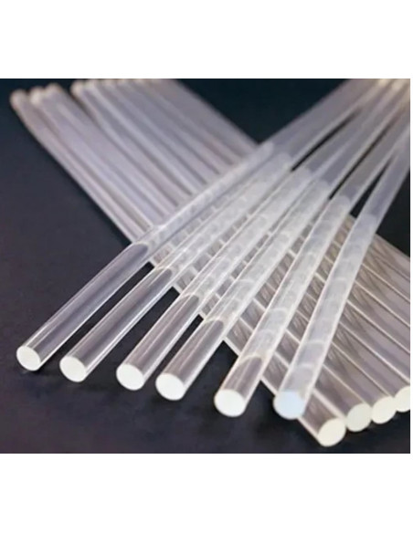 Стрижні клейові 11,2х200мм прозорі 