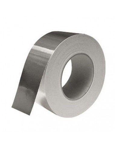 Стрічка клейка алюмінієва 50х10м Сталь
