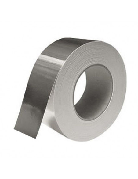 Стрічка клейка алюмінієва 50х10м Сталь