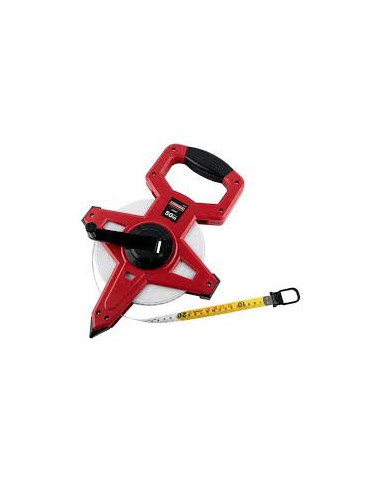 Стрічка мірна геодезична, скловолокно 50м х 13мм HAISSER