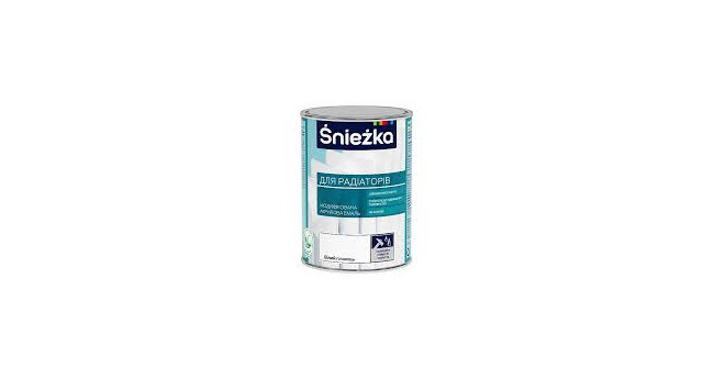 Акрилова "Sniezka" емаль для радіаторів, 2,5л