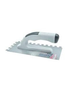 Терка CLASSIC нержавіюча сталь 130*270  зуб 12х12 двукомпонентна ручка HAISER