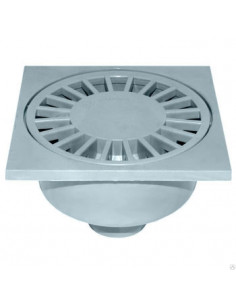 Трап 110/150*150 бічний нерж.решітка