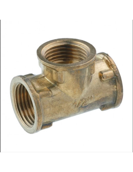 Трійник STA 1/2" ВВВ латунний