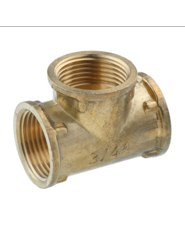 Трійник STA 3/4" ВВВ латунний