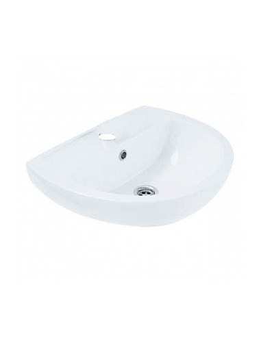 Умивальник Colombo "Вектор" 50 см з отвором по центру