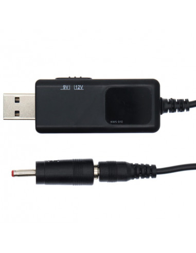 Універсальний провід/адаптер/конвертер для роботи роутера від павербанку/powerbank USB-DC 9 або 12v 