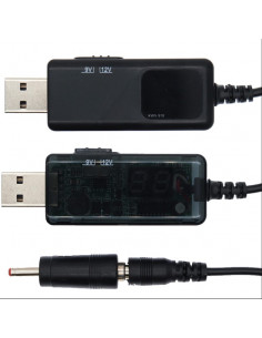 Універсальний провід/адаптер/конвертер для роботи роутера від павербанку/powerbank USB-DC 9 або 12v  2