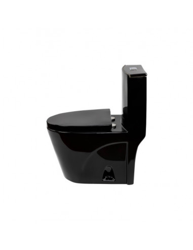 Унітаз-моноблок Marvin BG чорний 68*37*77