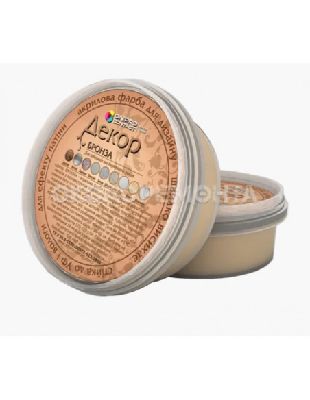 Фарба акрилова для декору бронза 0,15 кг