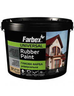 Фарба гумова Farbex графітна 1,2кг