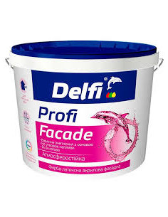 Фарба латексна фасадна Profi Facade "Delfi" 4,2 кг