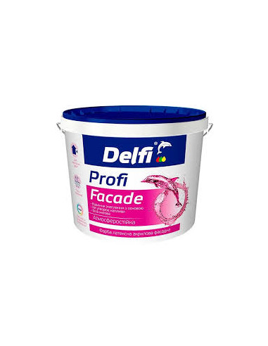 Фарба латексна фасадна Profi Facade "Delfi" 7 кг