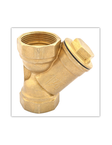 Фільтр грубого очищення латунь 1/2" В, 1/2" В (Укр.)