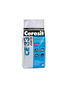 Фуга Ceresit кольоровий шов СЕ 33 Plus №136 червоний 2 кг