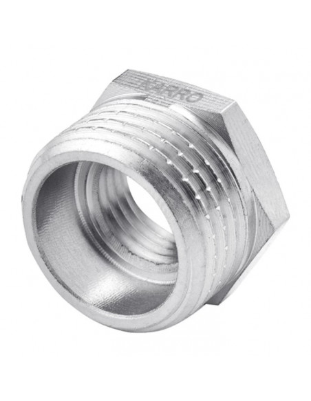 Футорка Karro 3/4"х1/2" ЗВ нікельована KR-3115