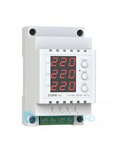 Цифровий індикатор напруги 3ф ZUBR V3 (вольтметр)