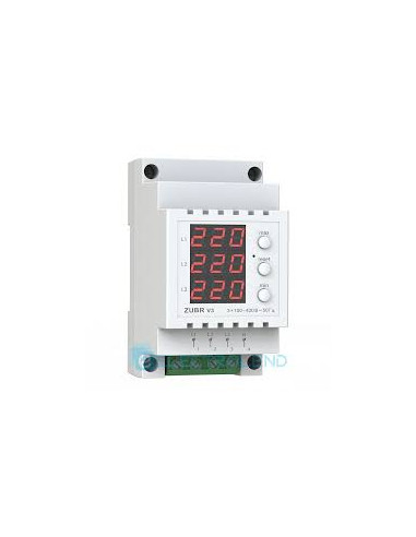 Цифровий індикатор напруги 3ф ZUBR V3 (вольтметр)
