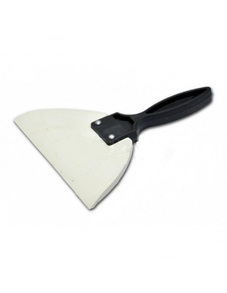 Шпатель гумовий білий з ручкою, 130 мм (Україна)