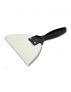 Шпатель гумовий білий з ручкою, 90 мм (Україна)