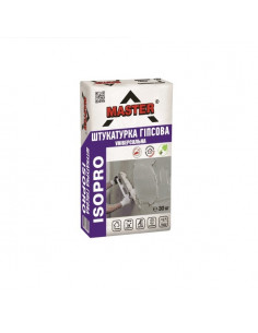 Штукатурка Майстер ІзоПро 30 кг гіпсова універсальна до 50 мм