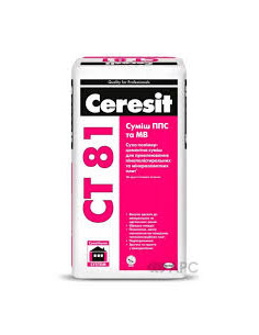 Ceresit CT 81 Клей для теплоізоляції (ппс та мв) 25кг