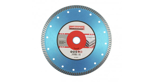  Диск алмазний "HAISSER" Turbo CONCRETE PRO 125x2.4x10x22.23