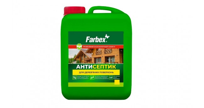 Антисептик для дерев`яних поверхонь TM "Farbex" -5 л