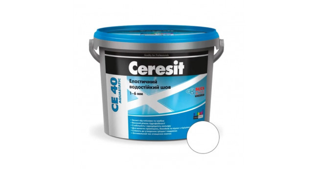 Фуга Ceresit CE 40 біла №01 1кг 