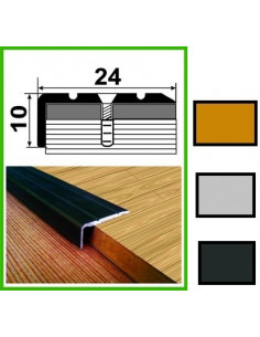 Алюмінієвий поріжок сходовий - УЛ120 2,7м золото