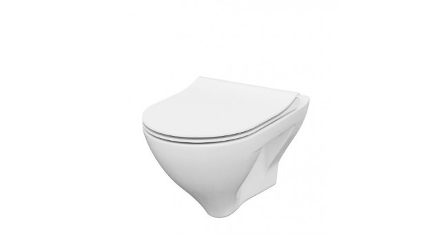 Унітаз Сет B291 WHB MILLE Clean On з сидіням Slim дюропласт,вільнопадаюче