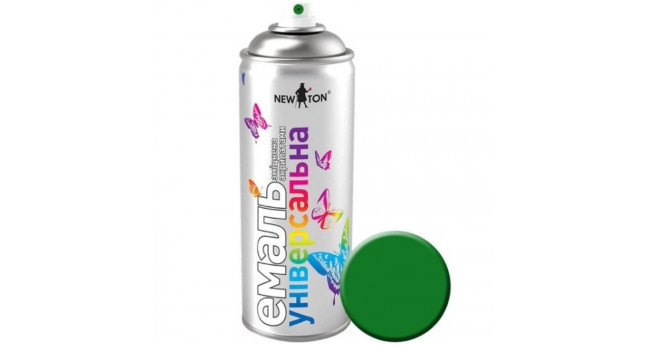Емаль універсальна 400мл 6029 зелений аерозоль NEW TON