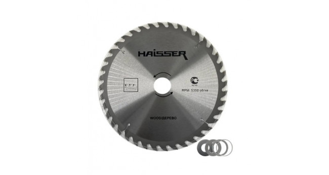 Диск пильний 190*30 50 зуб. по дереву HAISSER