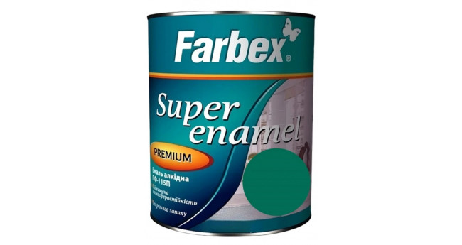 Емаль ПФ-115 Farbex 0,9 кг, Бірюза