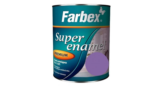Емаль ПФ-115 Farbex 2,8 кг, Бузкова
