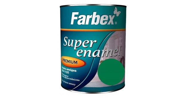 Емаль ПФ-115 Farbex 2,8 кг, Світло-зелена