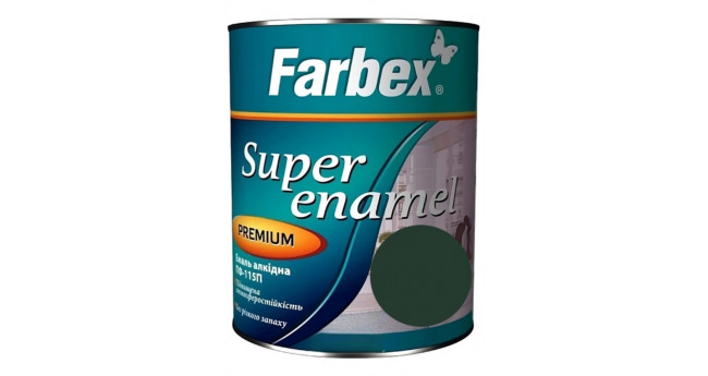 Емаль ПФ-115 Farbex 2,8 кг, Смарагдова