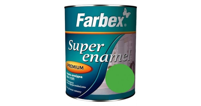 Емаль ПФ-115 Farbex 2,8 кг, Салатова