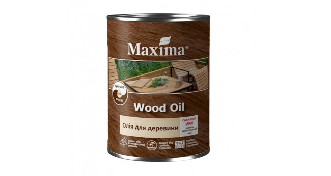 Олія для деревини Maxima 0,65 кг, махагон