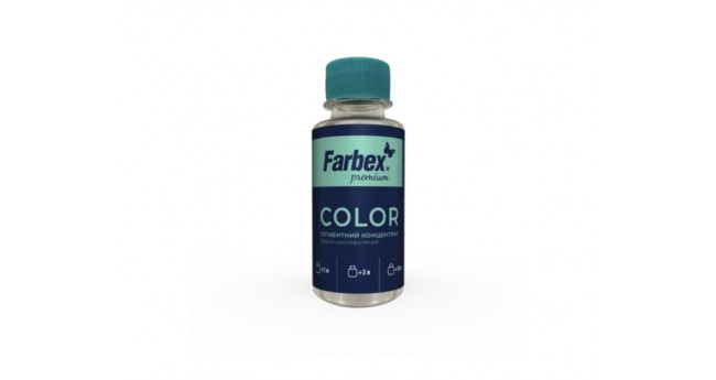 Барвник Farbex Color 100мл, Блакитний